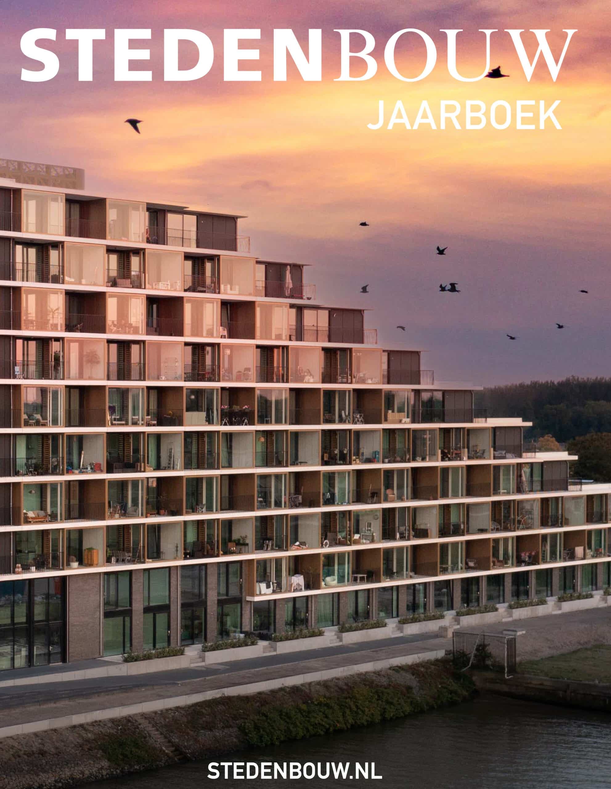 Cover image for Stedenbouw Jaarboek 2024-2025: Houten gevelelementen ontwerpen, calculeren en voorbereiden