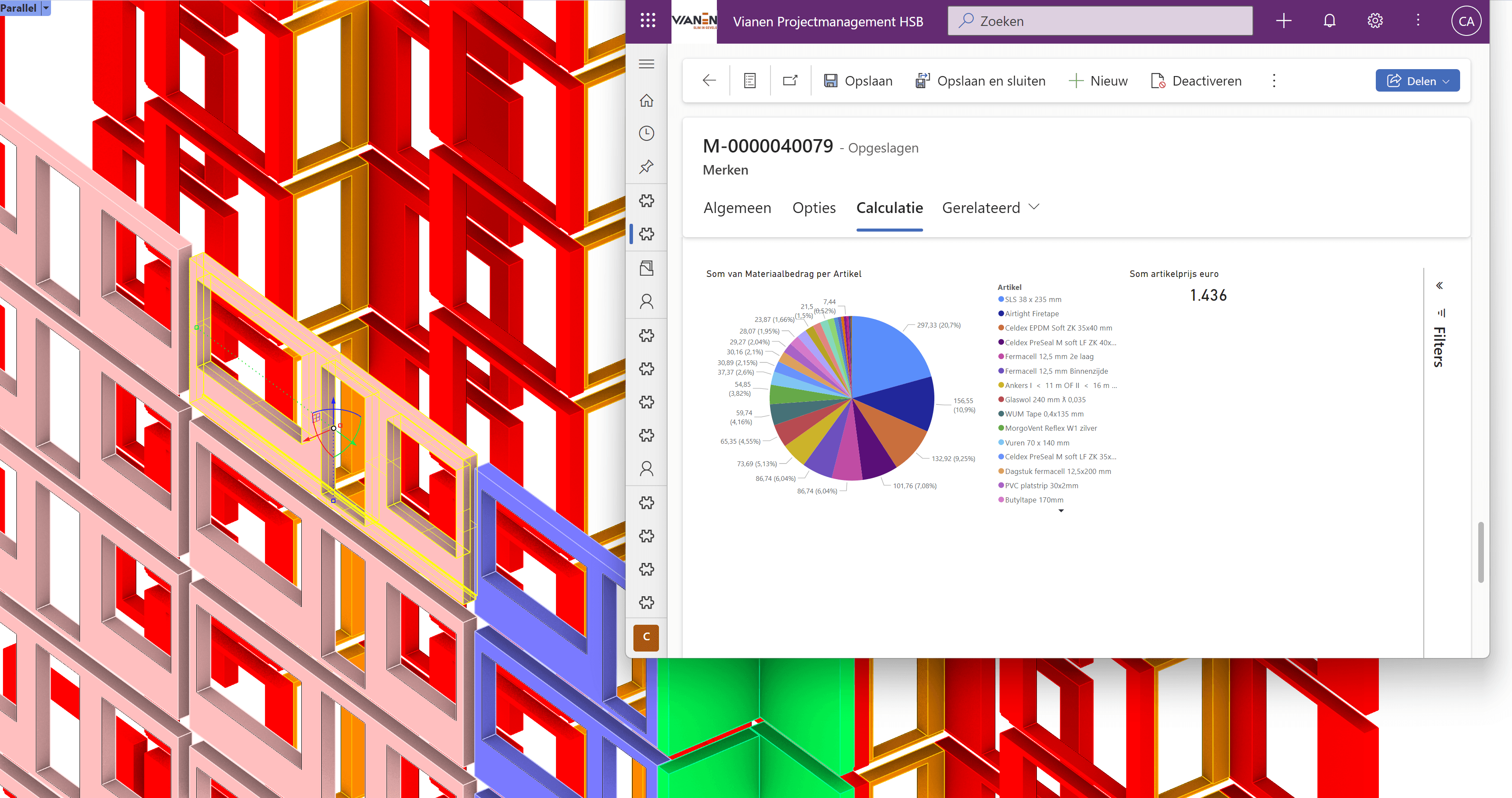 Cover image for Stedenbouw: Houten gevelelementen ontwerpen, calculeren en voorbereiden in één BIM-model; Alle schakels verbonden